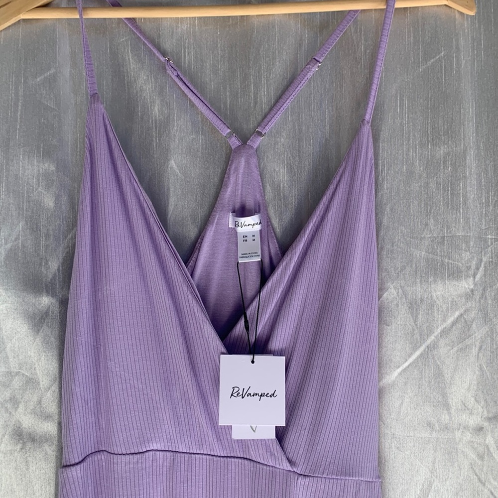 NWT ReVamped Spaghetti Strap Dress in Lilac Size Medium